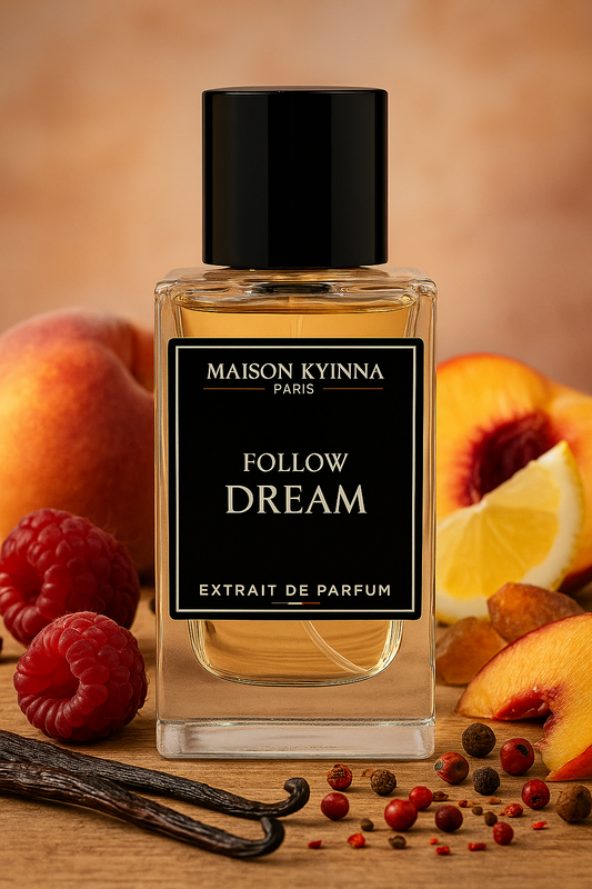 Follow Dream, extrait de parfum Maison Kyinna, duo cadeau